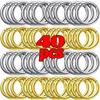 50/10pcs Metal O Ring Spring Clasps for DIY Jewelry Openable Round Carabiner Keychain Bag Clips Hook Dog Chain Buckles Connector