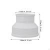 Air Duct Adapter Reducer Professional,Sturdy,Pipe Connector,Airflows Tube Increaser for