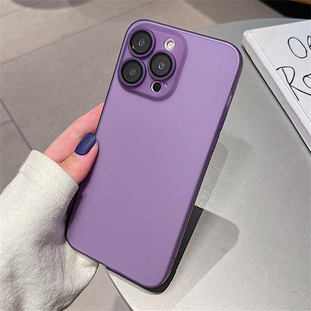 

Матовый противоударный тонкий чехол из ТПУ для Iphone 14 13 12 11 Pro Max 14plus прозрачный матовый защитный чехол со стеклянной линзой Flim Funda For iPhone 13Pro Max