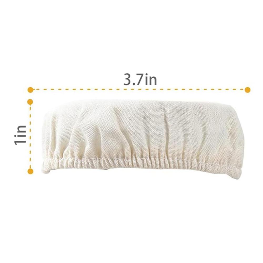 Sourdough Starter Jar Cloth Cover Unbleached Reusable Elastic Cloth Lid Organic Food Bowl Cover for Home Kitchen