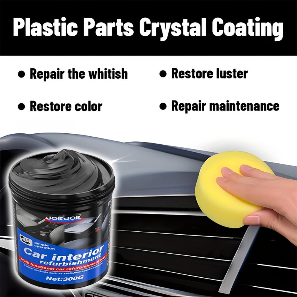 JOKJOK All-in-One 300g Pflege- & Restaurationscreme - Restauriert, poliert Armaturenbrett, Türverkleidungen, Sitze, Reifen, stellt Glanz schnell wieder her