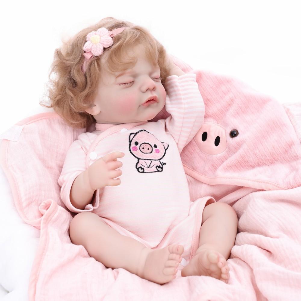 50CM Full Soft Vinyl Rebirth Doll Simulation Baby Doll Toy Doll Gift
