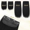 Additional Invisible and Seamless Synthetic Hair Extensions On Both Sides of the Head