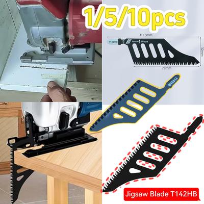 Long Extra Heavy Duty Jigsaw Blade T142Hb Universal Jigsaw T-Handle Fine Coarse Tooth Wire Saw Blade Can Be Replacement Blade
