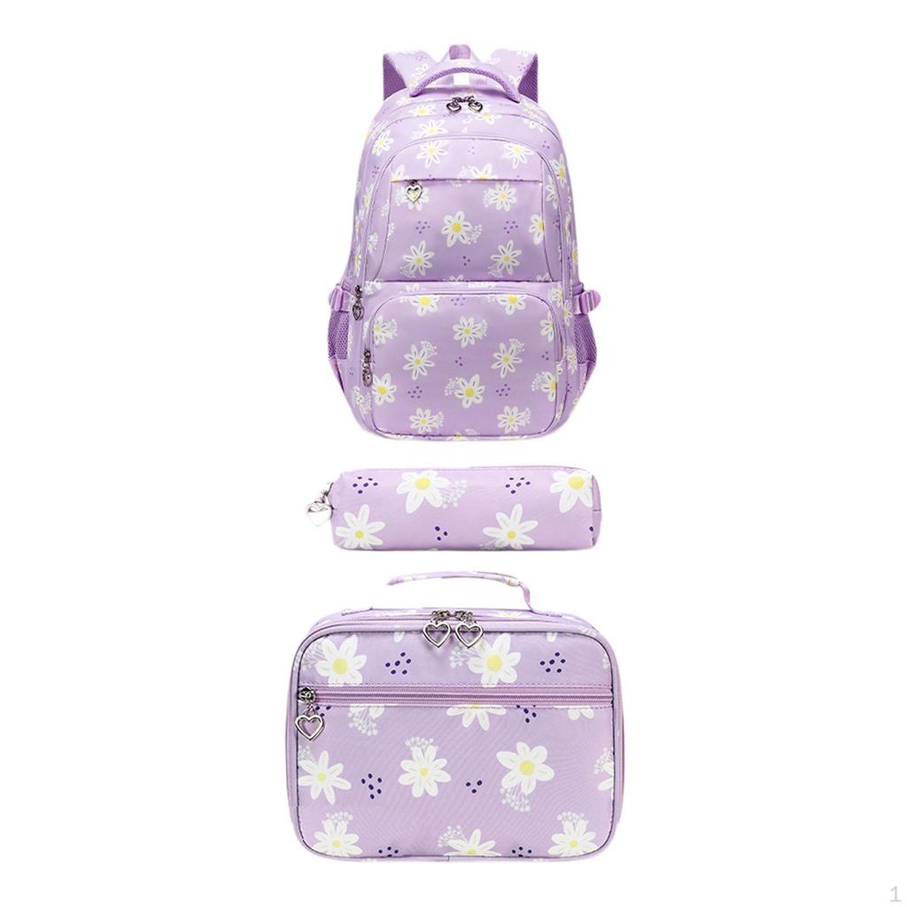 Backpack with Lunch Box & Pencil Case Multi