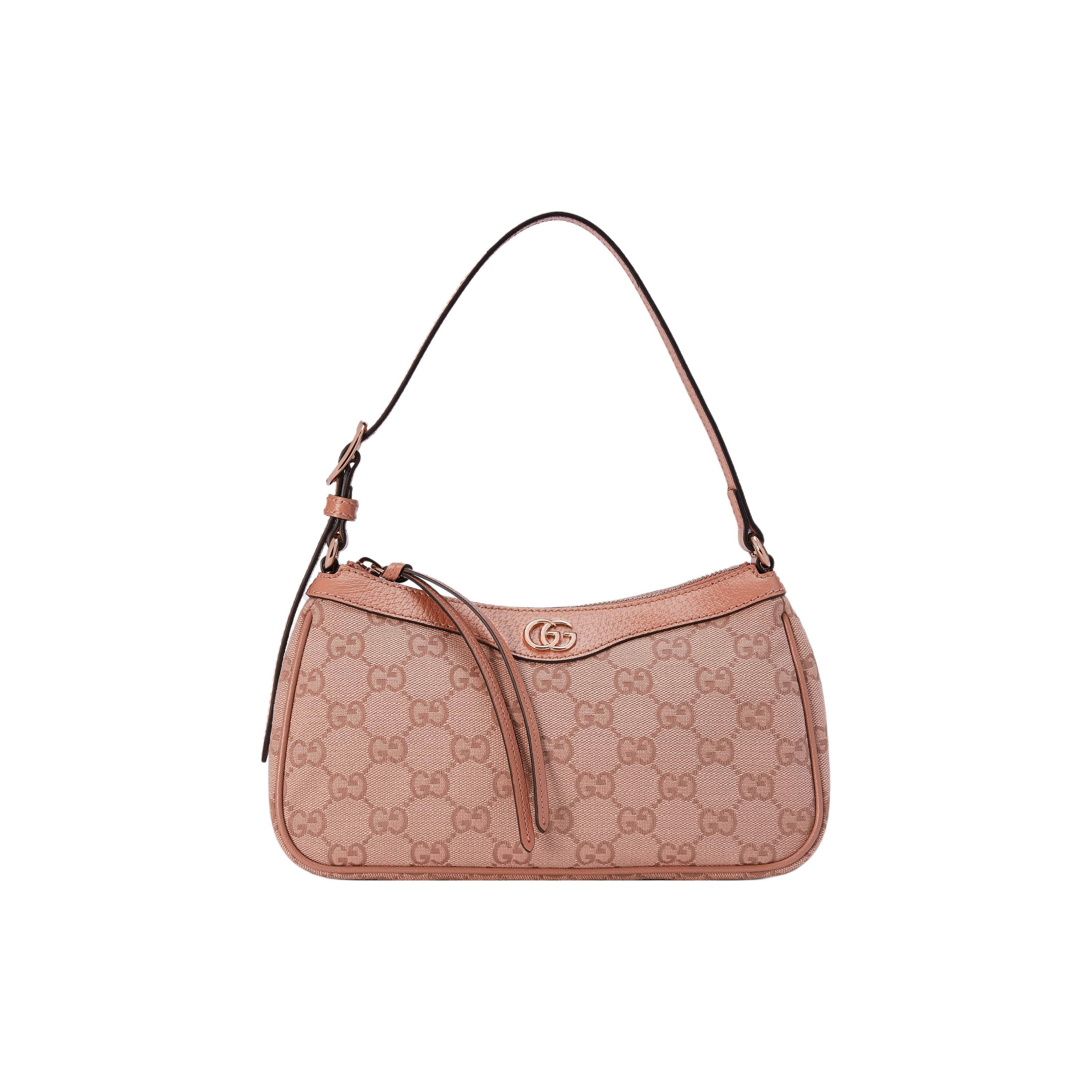 

Gucci Ophidia Класична Сумка через плече Маленька з Монограмного Полотна та Шкіри Жіночі сумки Рожевий 735145-FACC5-5748 Basic Set (Bag+Dust Bag)
