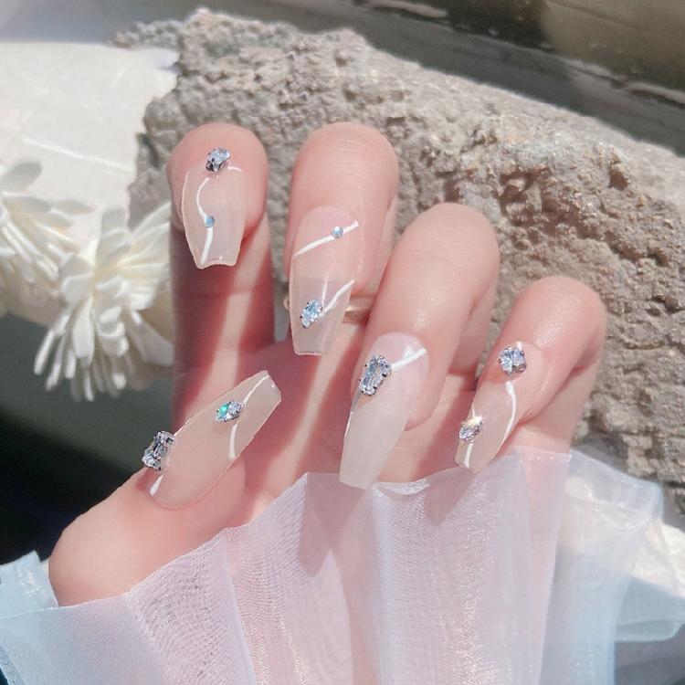 20pcs Nail Rhinestones Diamonds Crystals for Nail Art 3D Decoration Stones Set