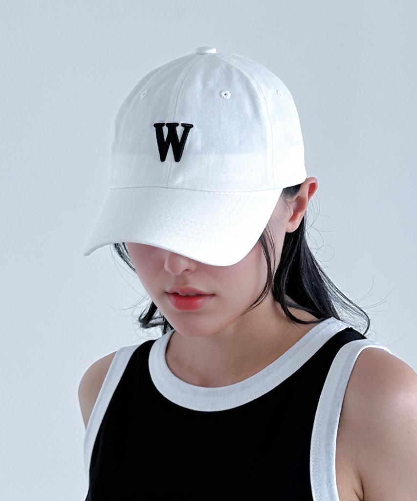 WYSE W Basic Ball Cap (White)