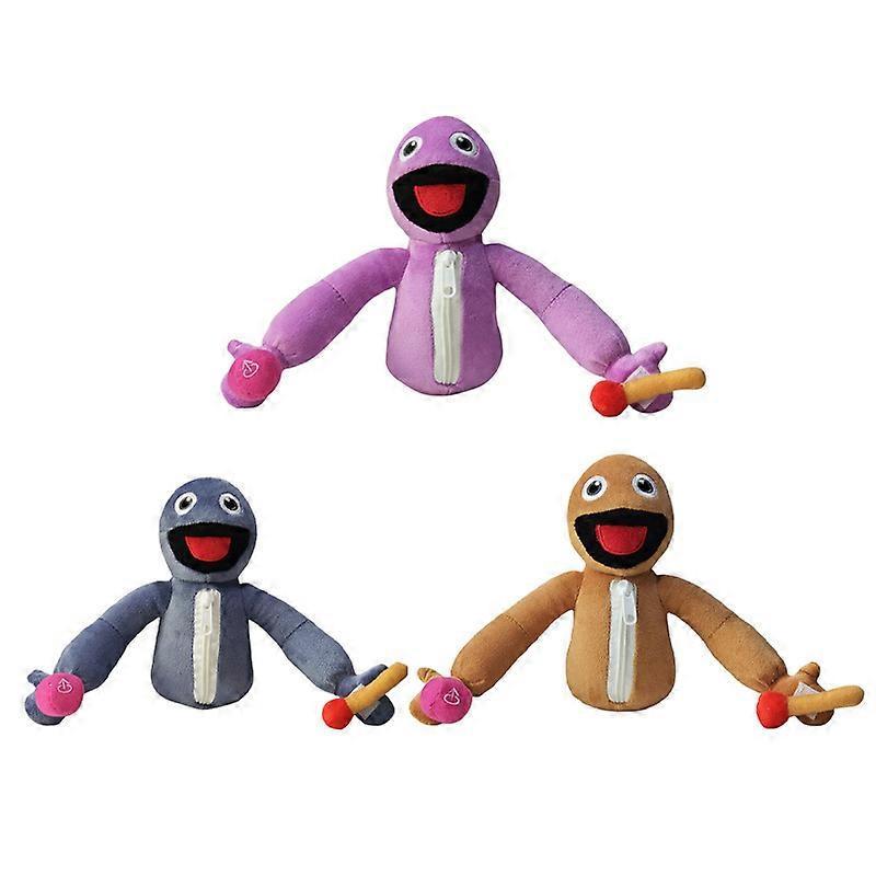 Yeeps Plush Hide-and-Seek Game Peripheral Plush Toy, Cute Yeeps Plush Toy, Dark Orange Bullet-Shaped Figurine