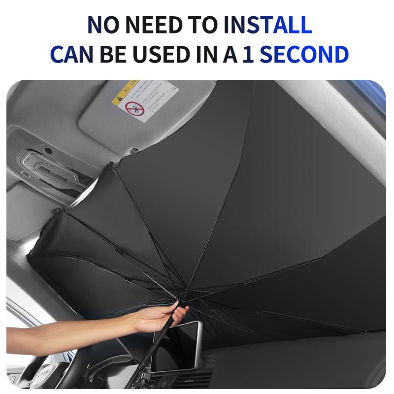 Car Front Window Sunshade Cover Windshield Folding Sun Shade For Volkswagen VW GTI Rline R Polo Golf MK8 Passat Magotan Tiguan