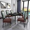 Coprisedili per sedie jacquard di nuovo design Coprisedili imbottiti per sedie imbottite per sala da pranzo, lavabili anti-polvere elasticizzati