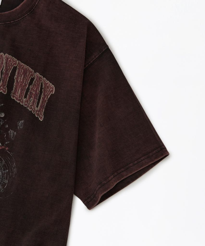 OUTSTANDING Mot Series Tee(Death Track)_Vintage Black