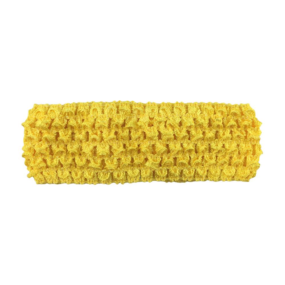 Silk Knitted Elastic Headband 1.5Inch Crochet Headband Crochet Headband 39 Colors Optional