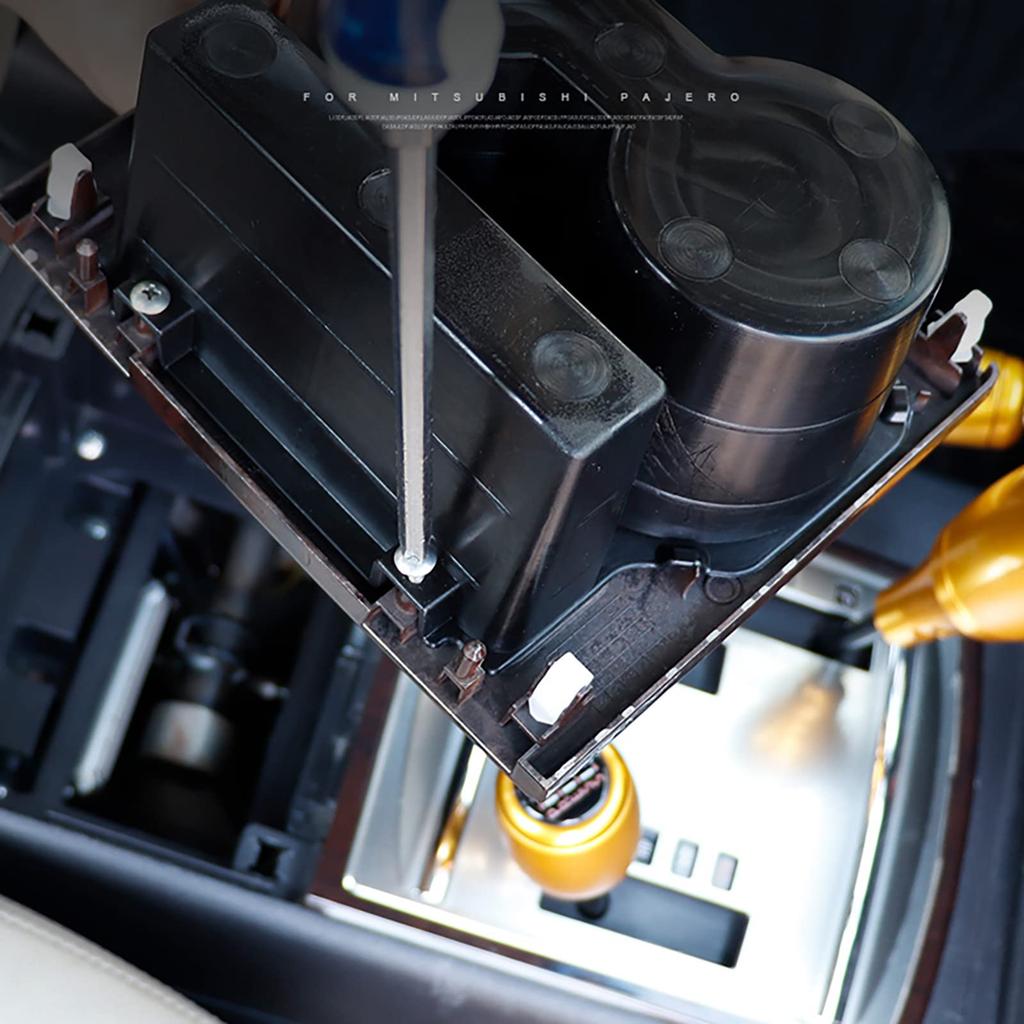 Aosseiye Storage Box Car Front Seat Cup Holder Central Control Storage Box Mitsubishi Montero