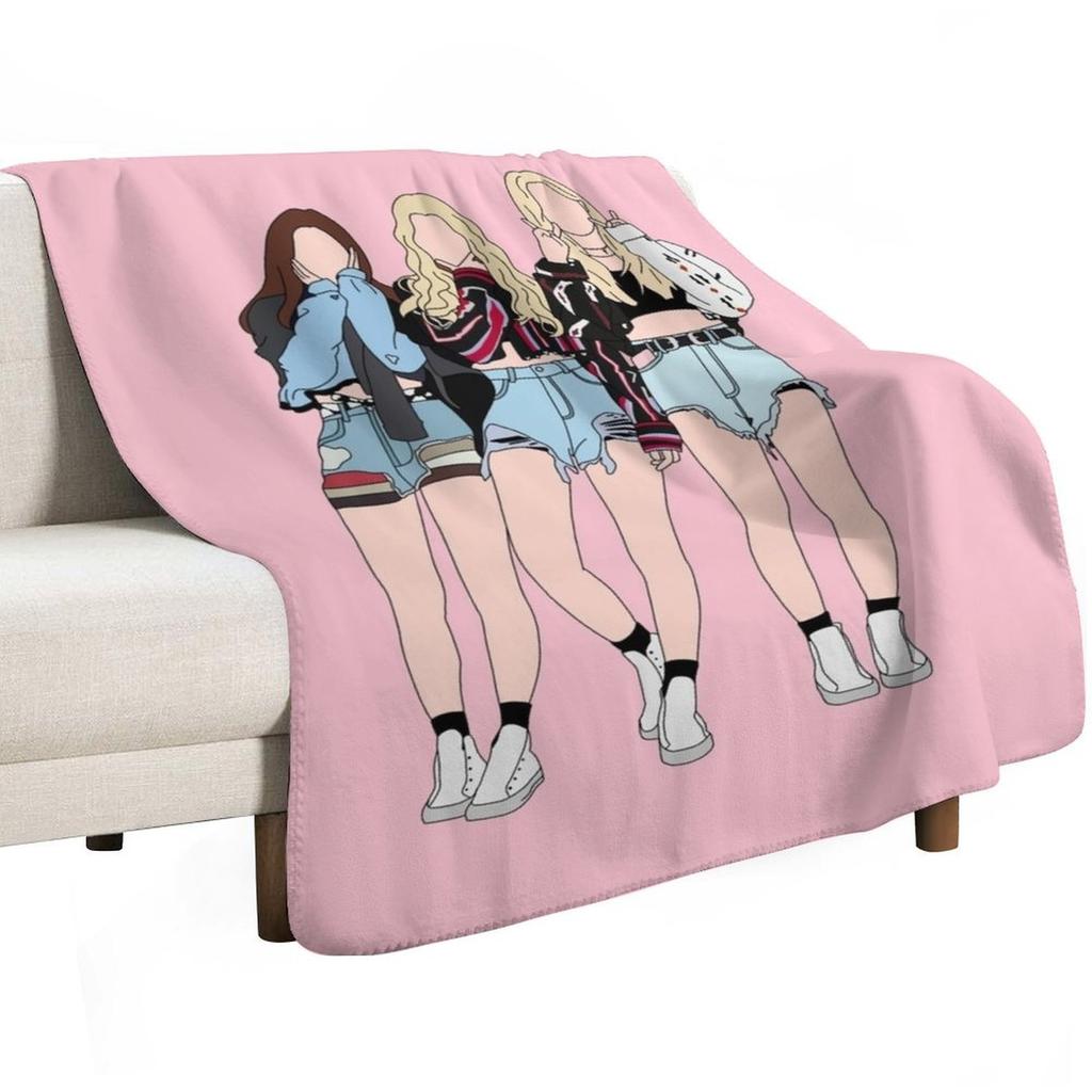 LOONA ODD EYE CIRCLE GIRL FRONT Throw Blanket Cozy Throw Blanket Birthday Gift for Him Her