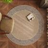Easy To Clean Circular Carpet Living Room Carpet Vintage Coffee Table Carpet Floor Mat Swivel Chair Pad Thickened Wear-resistant Rocking Chair Pad
