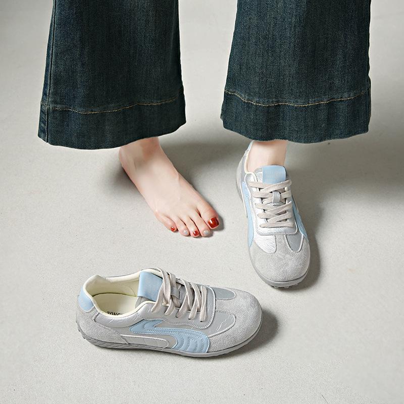 Platform Forrest Gump Shoes 2025 New Fashion Versatile Comfortable Light Casual Soft Sole Korean Version Lace-up Women's Casual Shoes