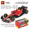 Bburago 1:43 2023 F1 Red Bull Racing RB19 Las Vegas Livery 1# Verstappen 11# Perez Special Paint Formula One Alloy Super Toy Car
