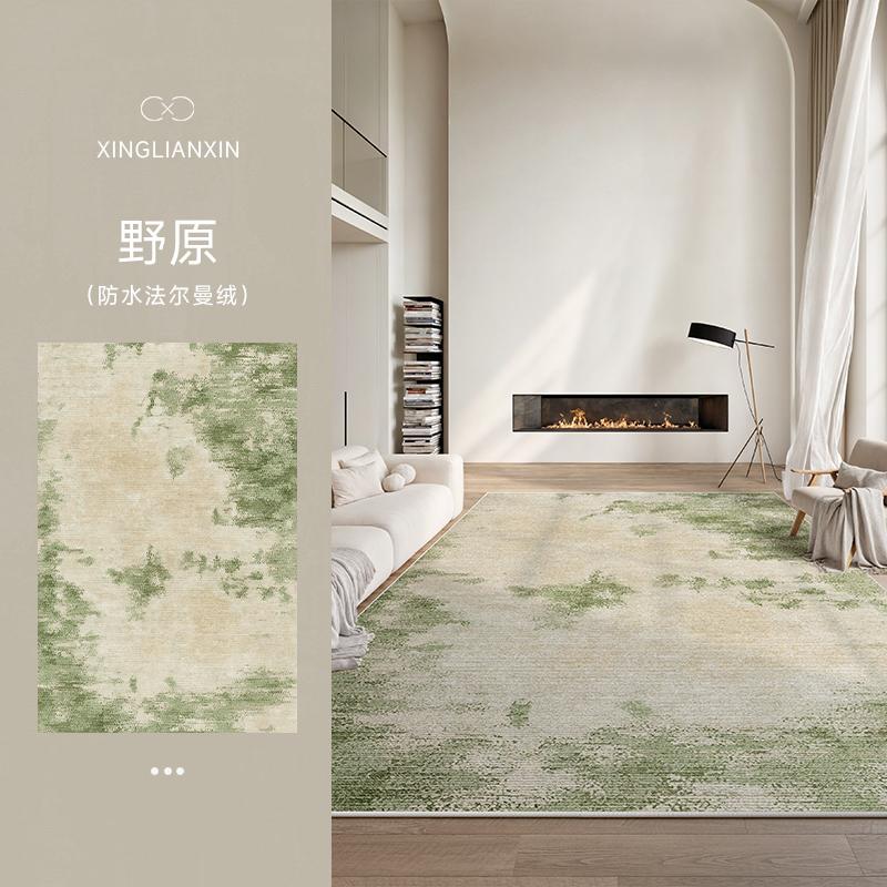 

Зеленые ковры для гостиной, декор спальни во французском кремовом стиле, толстый ковер, моющийся ковер для лаунжа, противоскользящий ковер, домашний мягкий прикроватный коврик 80*120cm