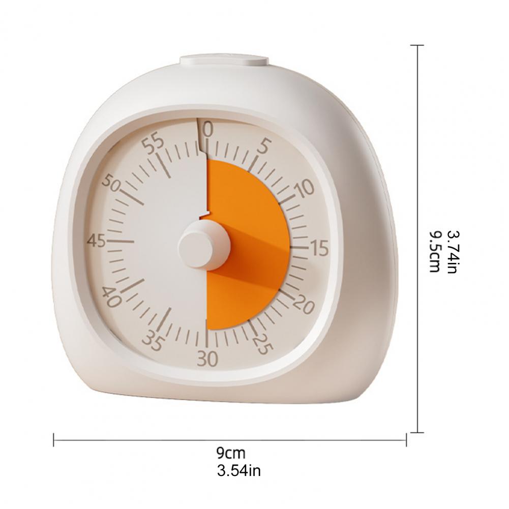 Kids Rechargeable Visual Timer 60 Minutes Countdown Adjustable Volume Alarm Silent Pomodoro Timer Focus Enhancing Timer