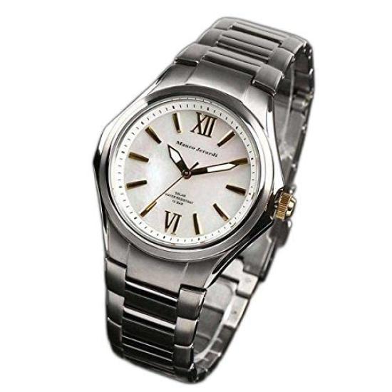 

Mauro Jerardi Titanium Solar Watch Bar Dial [Mauro Gerardi] Men s MJ039-3 Index/White