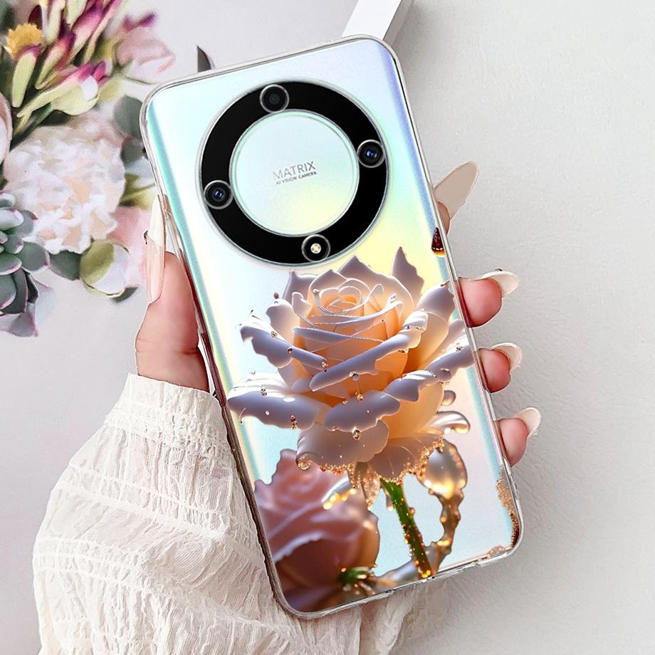 For Honor Magic6 Lite Case ALI-NX3 Popular Fashion Painted Cover Soft Slim Phone Case For Honor Magic5 Lite Magic 6 Lite 5G Bags