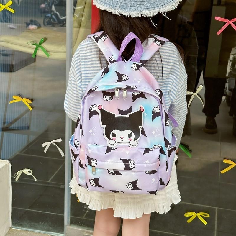 Adorable Cartoon Lightweight Backpack For Kids Comfortable Nylon Material