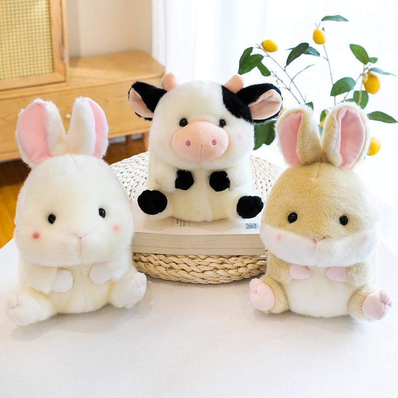 Forest Animal Doll Spherical Doll Gift Round Crawling Machine Doll Wedding Throw Plush Toy