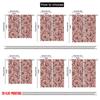 2pcs,2D plane printing Curtains Digital Printed Floral Whimsy Polyester Woven (without rod) Festive Ldeal for Living Room,
