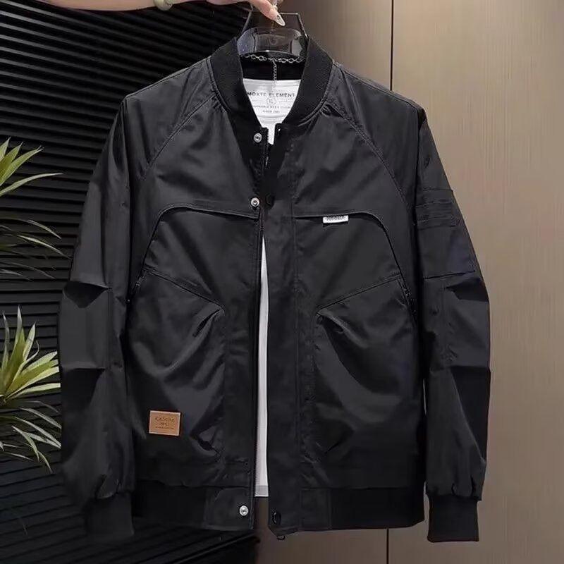 Men's Spring & Autumn Versatile Casual Baseball Jacket - Trendy, Fashionable, Handsome Top