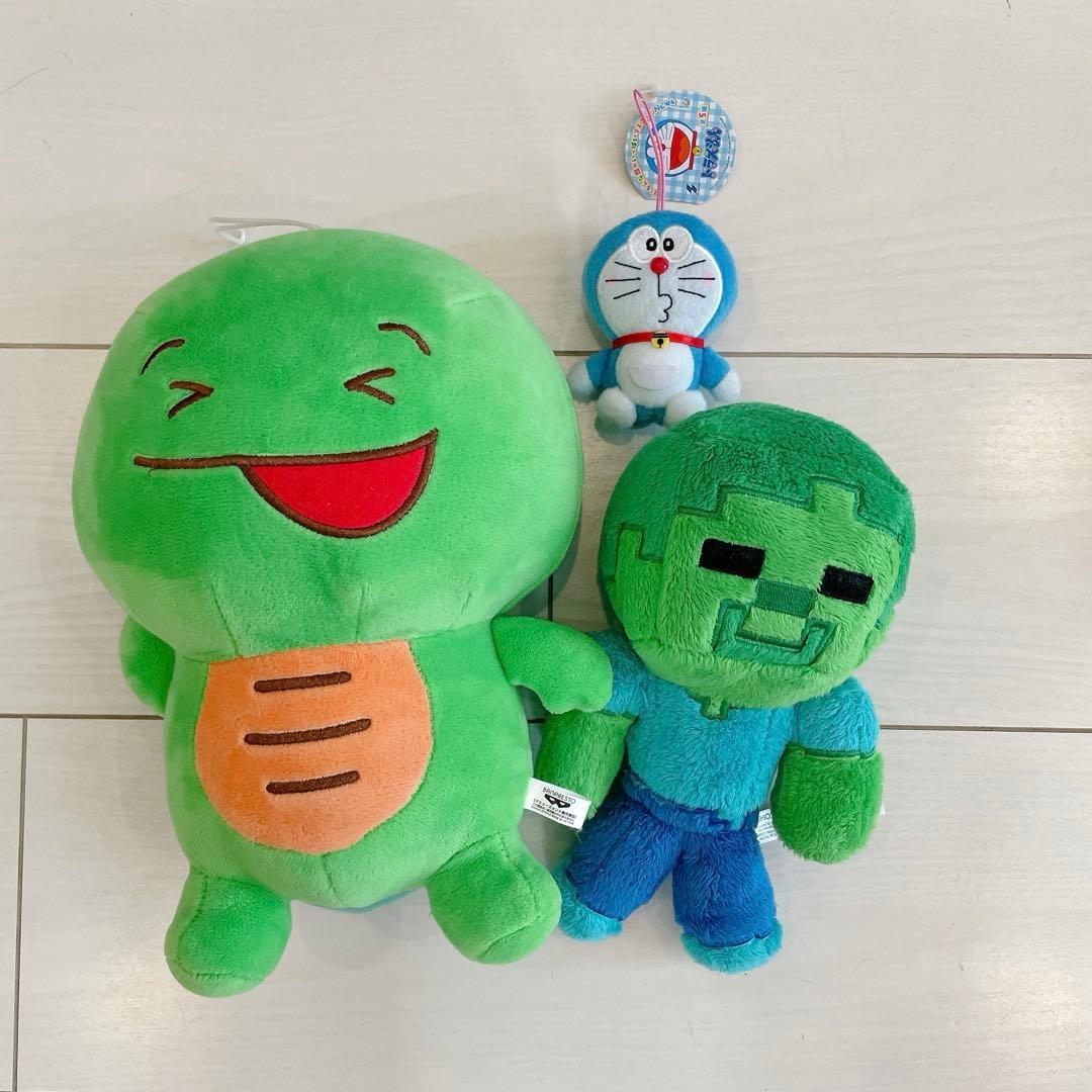 Mickey, Baby Zombie, Doraemon stuffed toy set