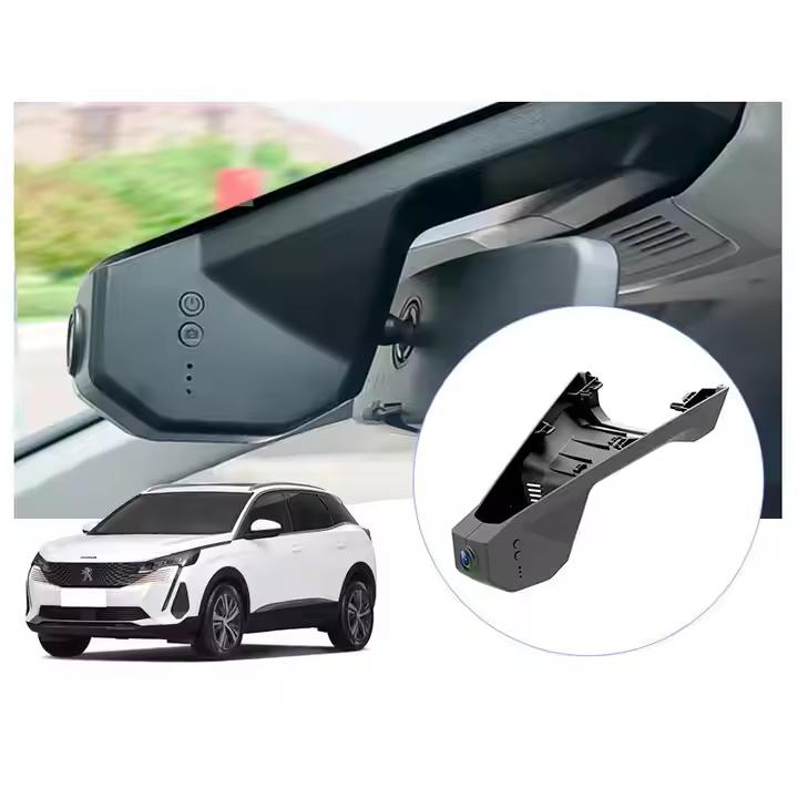 Car Running Record Dash Cam Dvr for peugeot 3008 2018 2019 2020 2021 2022 2023 2024 2025 5008 Driving Camera Recorder Dashcam
