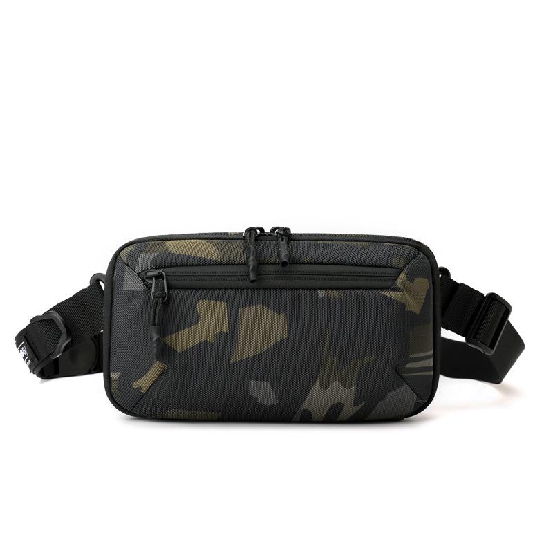 Men's Casual Chest Bag Fashion Shoulder Bag Lightweight Crossbody Messenger Bag for Travel Outdoor Sports Running Hiking