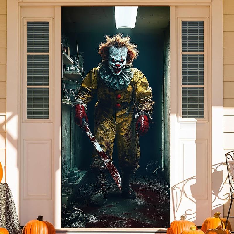 

Halloween Outdoor Decoration Ghosts Skeleton Animated Ornament With Lighted Eyes Creepy Laughter Halloween Hanging B Durable