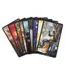Baraja de Tarot Dorado con Caja de Hierro e Instrucciones