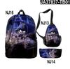 SOUTH PARK Backpack Set for School Boys Girls, Cute 3-Piece Laptop Bookbag with Pencil Case and Crossbody Sling Bag, Water-Resistant Large Capacity