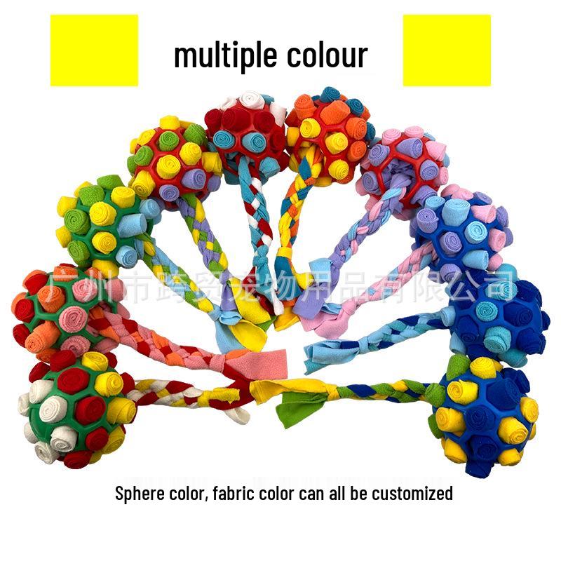 Interactive Dog Puzzle Ball: Sniffing, Teething, Energy-Boosting Olfactory Training Toy