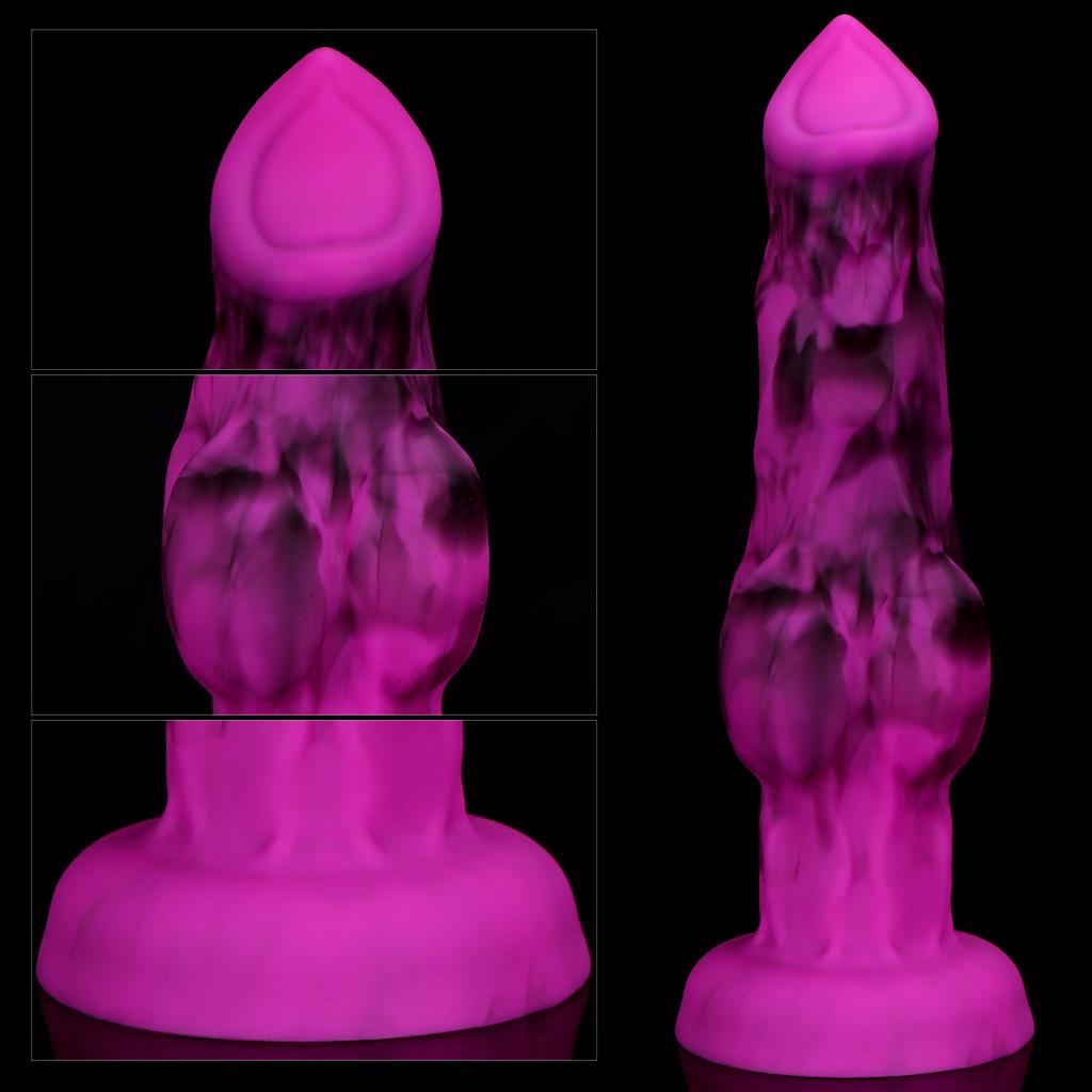 New Texture Wolf Cock Animal Dildos Soft Realistic Thick Dildo Liquid Silicone Adult Sex Toys
