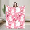 Coperta Morbida Moomin Carina per Divano Letto Coperta da Viaggio Casual Campeggio Invernale Flanella Copriletto