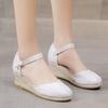 Elegant Women'S Sandals Weave Beach Women Round Fashion Wedges Comfortable Sandals Toe Breathable Shoes Summer Chanclas De Mujer