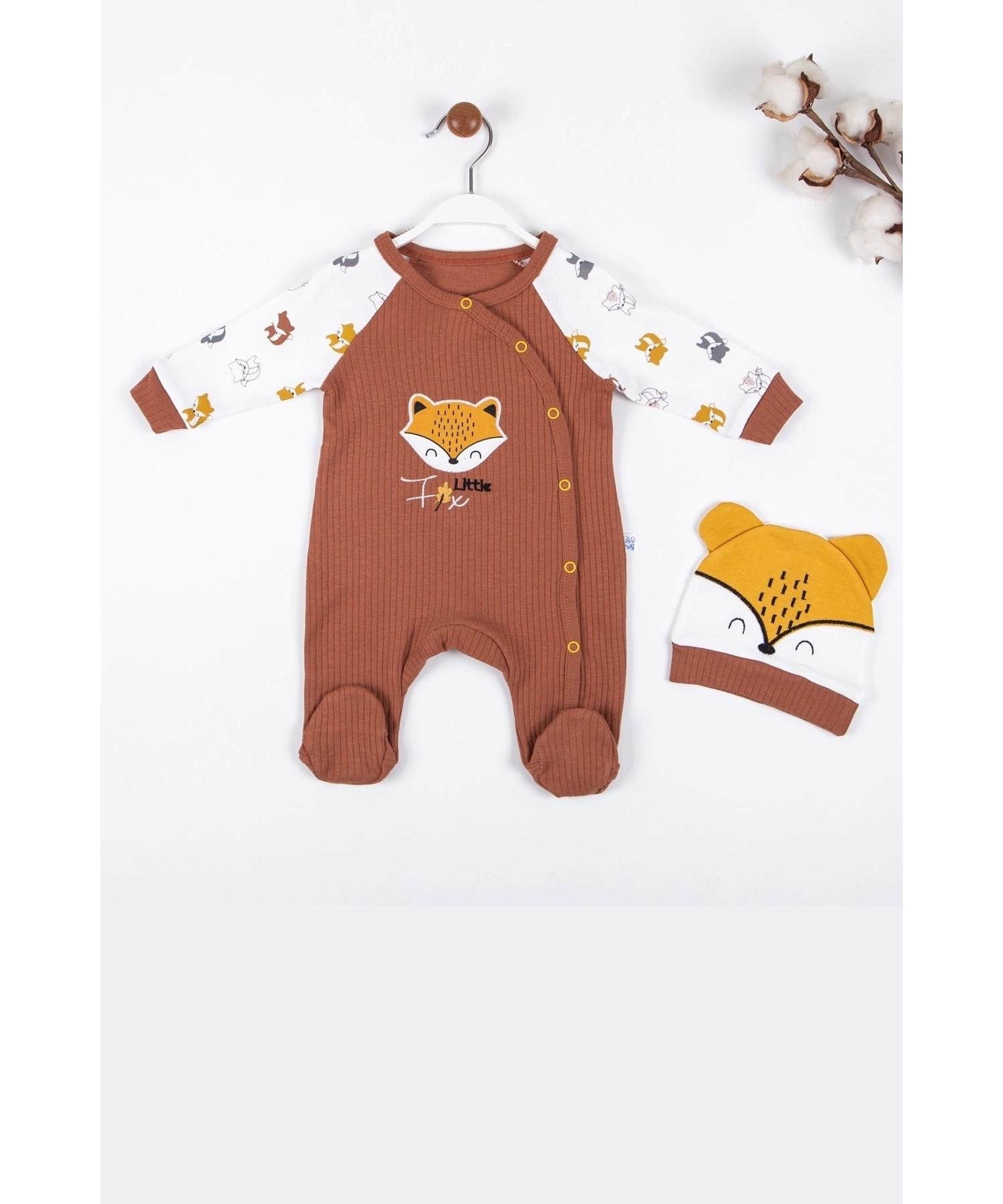 

Комбинезоны для маленьких мальчиков из 100% хлопка с рисунком Little Fox