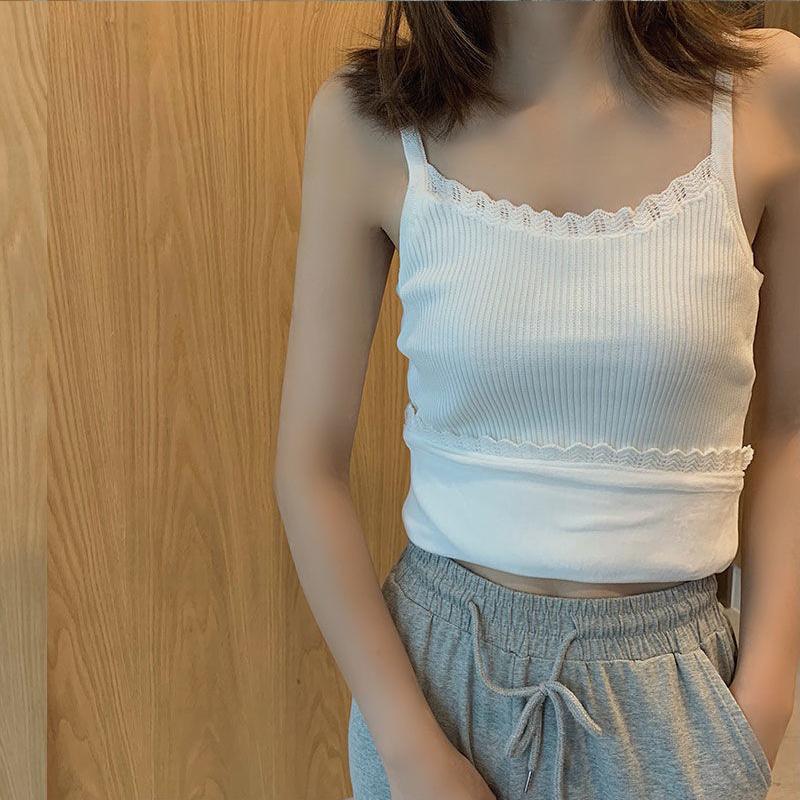 Warmer Damen-Top-Weste Sexy Winterkleidung Ärmelloses Top Slim Einfarbig Mädchen Hosenträger