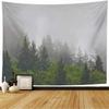 VIKAMA Misty Mountain Forest Tapestry Natural Aesthetics Tapestry Wall Hanging Art Bedroom Living Room Dormitory Decoration