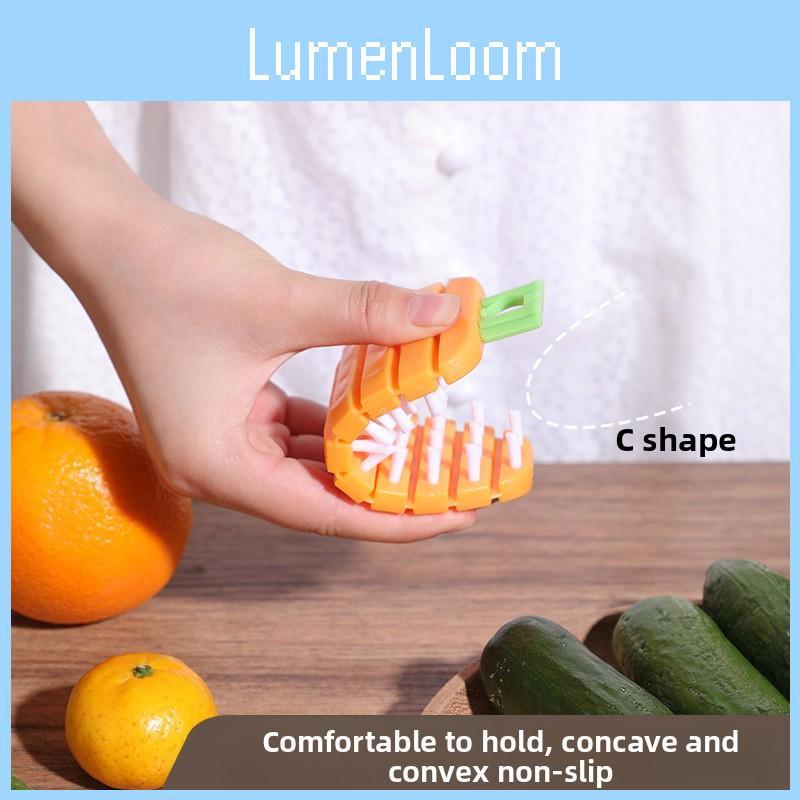 Multifunctional Kitchen Brush For Cleaning Fruits And Vegetables With Pp Handle