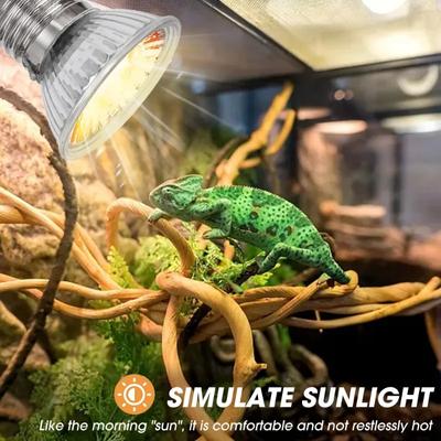 1-5 ks UVA+UVB lampa pro plazy Želví výhřevná UV světelná žárovka Topná žárovka Plnospektrální lampa pro obojživelníky 25/50/75W