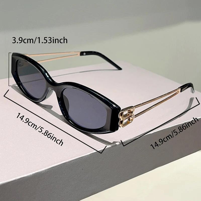 Oval Sunglasses Women  New Fashion Vintage Outdoor Decor Shades Ladies Trendy Luxury Brand Design Casual Sun Glasses