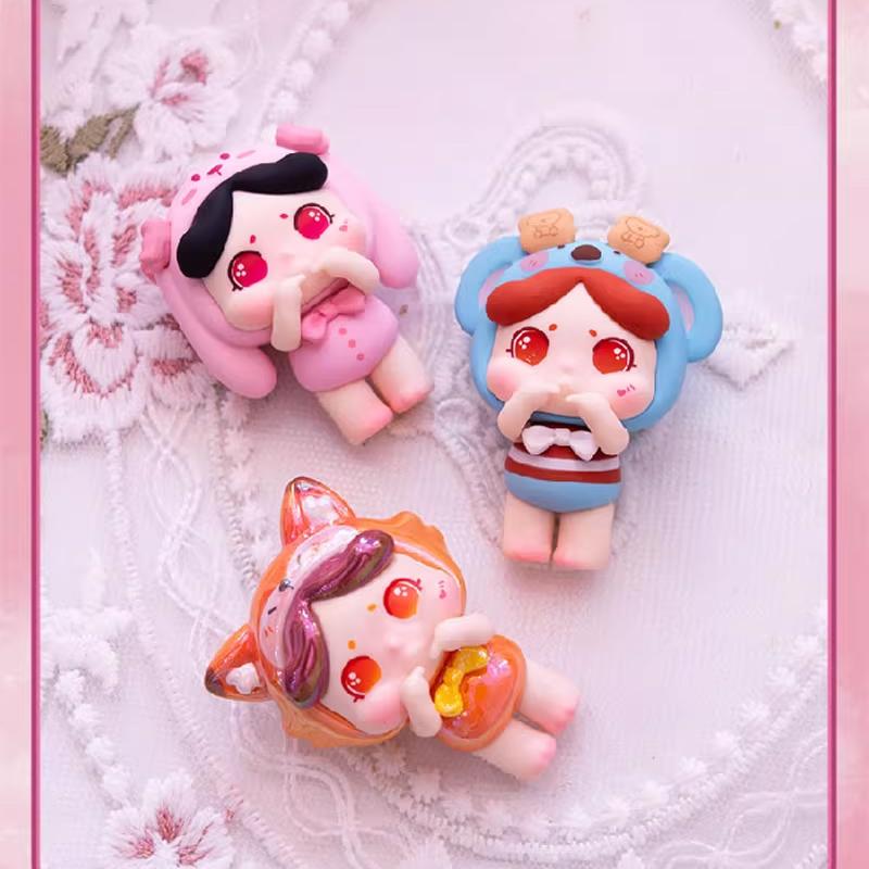 Genuine Sanzhibao Latest Arrival Ouni Shy Moe Beads   Trendy Plaything Figurines Cute Doll Decorations Present For Girls