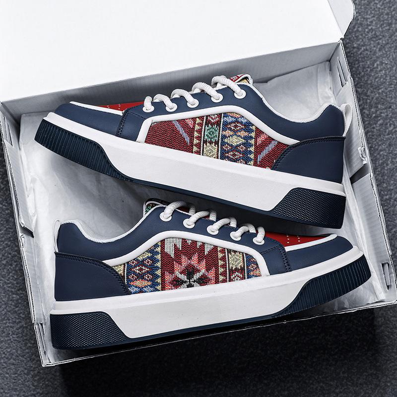 Men's Shoes Spring and Autumn Versatile Sports Casual Board Shoes Pilot Leather Shoes Lightweight Soft Soles Trendy Shoes Fashion Versatile Internet