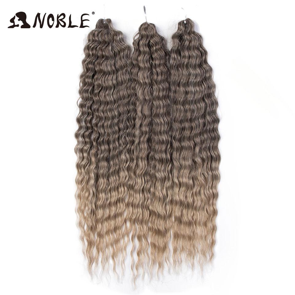 Edles Häkelhaar Locken Haar Wasserwelle 24 Zoll 300g Ombre Blond Twist Häkelhaar Zopf Haar Deep Wave Flecht Haarverlängerung