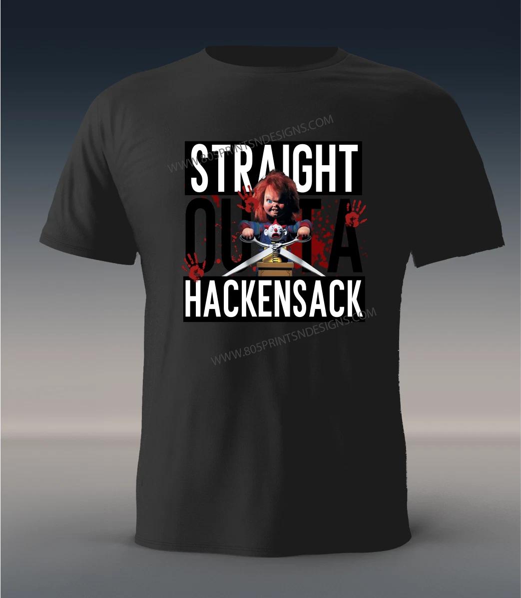 Straight Outta Hackensack Chucky Halloween T-shirt XS